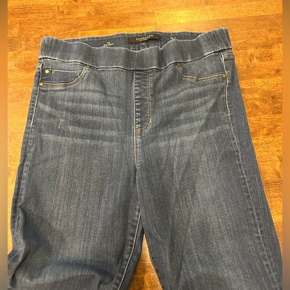 Liverpool Dark Blue High Rise Women's Jeans - Picture 3 of 5